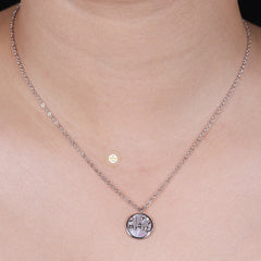 Sparkling Silver Stardust Necklace