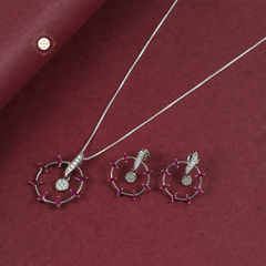 Buy Silver Necklace Set Online