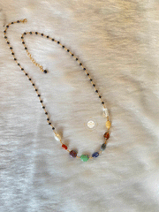 Natural Stone Navratna Mangalsutra