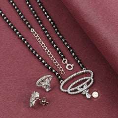 Sparkling Treasure Timeless Mangalsutra with earring