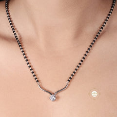 Sparkling Treasure Timeless Mangalsutra with Earring