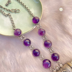 Statement Conoid Stone Necklace