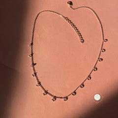 Sparkling Silver Delicate Desire Necklace