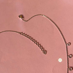 Sparkling Silver Delicate Desire Necklace