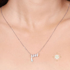 Sparkling Silver Enchanted Snake Trail Necklace