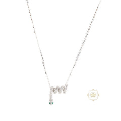 Sparkling Silver Enchanted Snake Trail Necklace