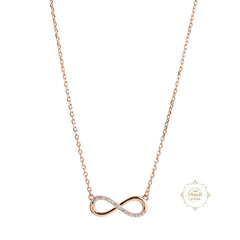 Sparkling Treasure Infinity Necklace