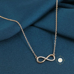 Sparkling Treasure Infinity Necklace