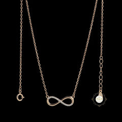 Sparkling Treasure Infinity Necklace