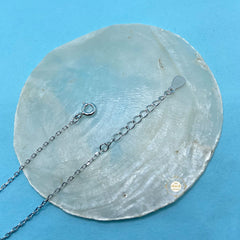 Sparkling Silver Hanging Necklace