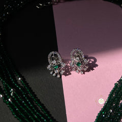 Sparkling Regal Forest Splendor Necklace Set