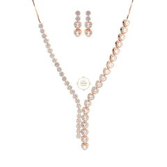 Sparkling Silver Forever Yours Necklace with Earring