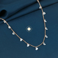 Sparkling Silver Treasure Necklace Set