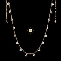 Sparkling Silver Treasure Necklace Set