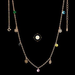 Sparkling Silver Treasure Snowflake Necklace