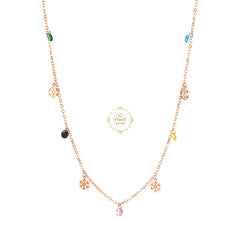 Sparkling Silver Treasure Snowflake Necklace