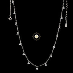 Sparkling Silver Treasure Necklace