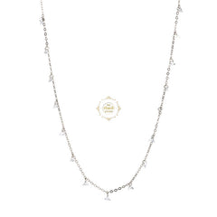 Sparkling Silver Treasure Necklace