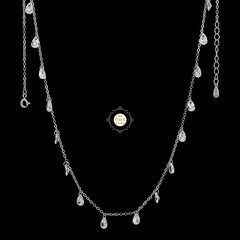 Sparkling Silver Treasure Necklace