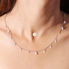 Sparkling Silver Treasure Necklace