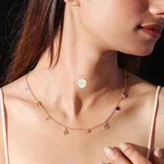 Sparkling Silver Treasure Twinkling Necklace