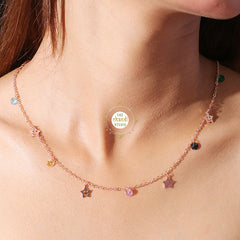 Sparkling Silver Treasure Twinkling Necklace