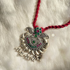 Sterling Silver Mayur Thread Necklace