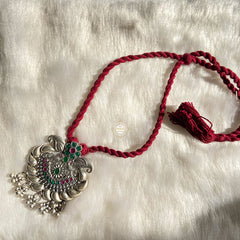 Sterling Silver Mayur Thread Necklace