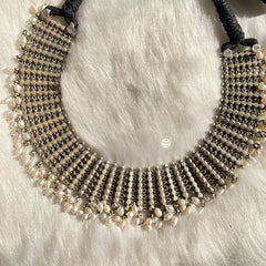 Sterling Silver Pearl Grace Necklace