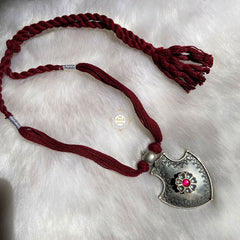 Royal Shield Thread Necklace