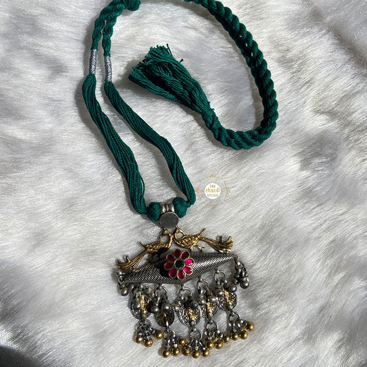 Vintage Dholki Taweez  Thread Necklace