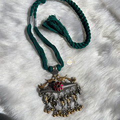 Vintage Dholki Taweez Thread Necklace