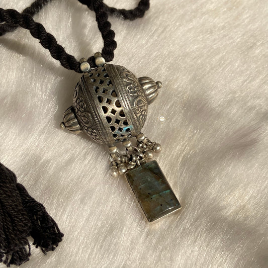 Jharokha Taweez Ghungroo Necklace