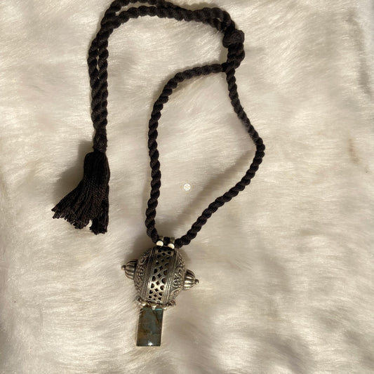 Jharokha Taweez Ghungroo Necklace