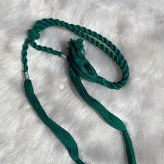 Floral Crest Thread Necklace