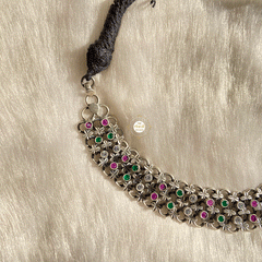 Royal Bloom Silver Necklace