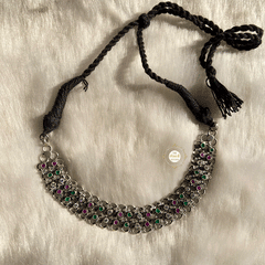 Royal Bloom Silver Necklace