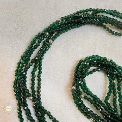 Sterling Silver Sparkling Emerald Elegance Necklace with Earring