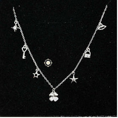 Sterling Silver Sparkling Twilight Neckace