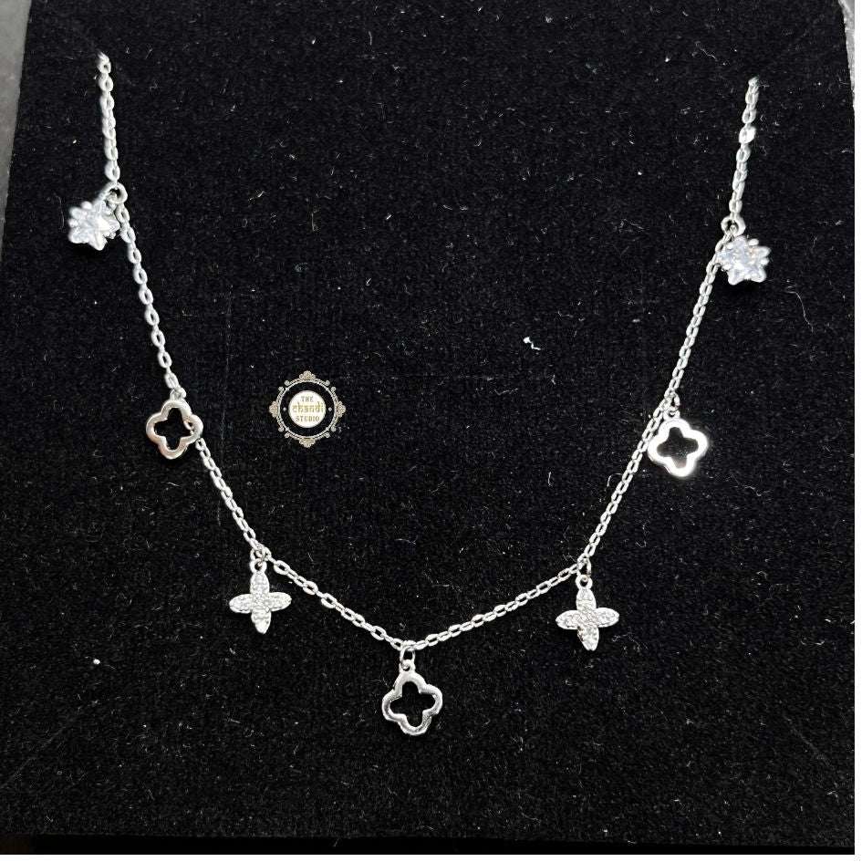Sterling Silver Sparkling Twilight Neckace