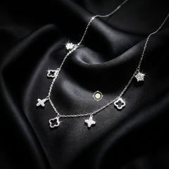 Sterling Silver Sparkling Twilight Neckace