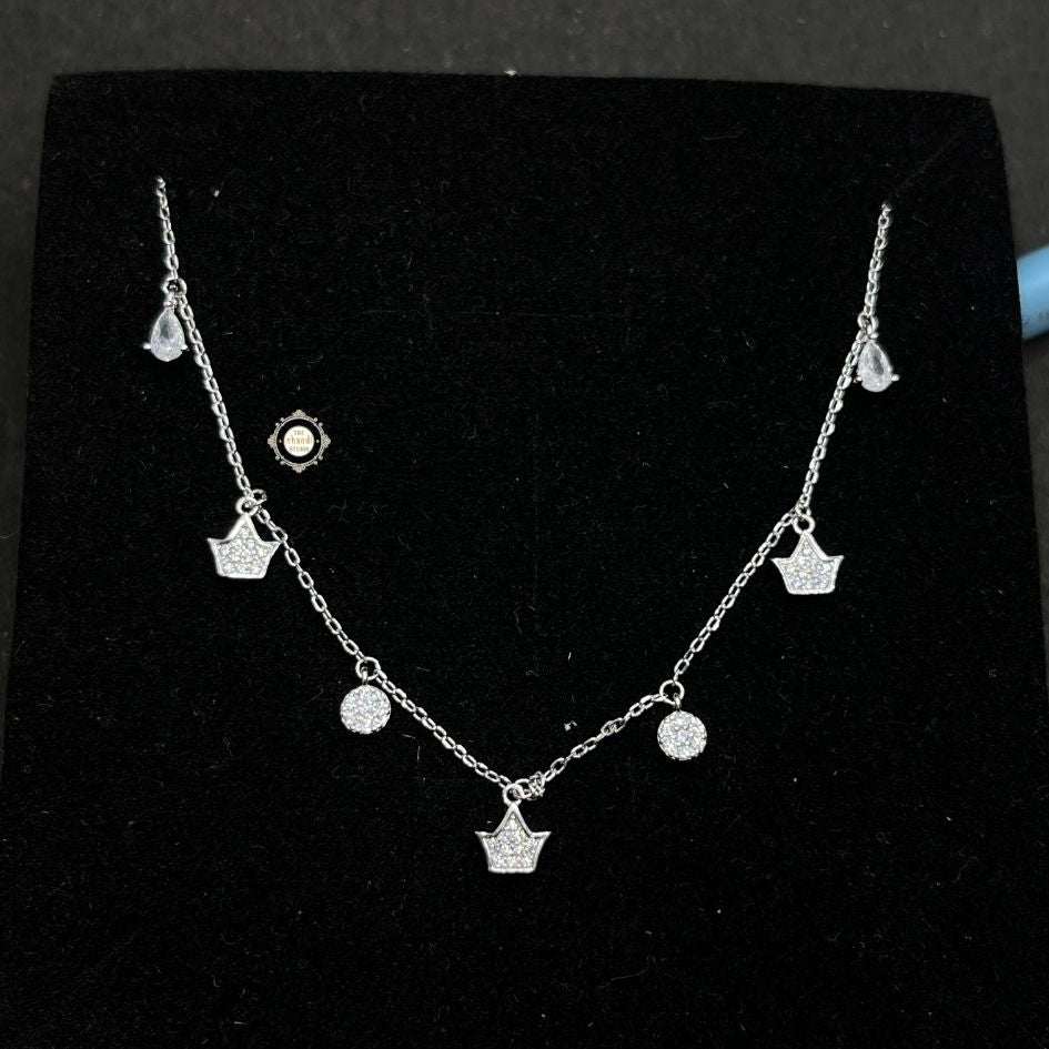 Sterling Silver Sparkling Twilight Neckace