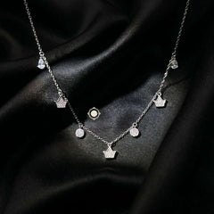 Sterling Silver Sparkling Twilight Neckace