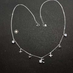 Sterling Silver Sparkling Twilight Neckace