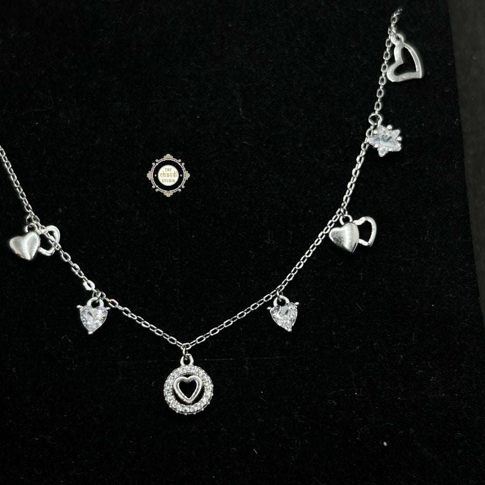 Sterling Silver Sparkling Twilight Neckace