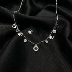 Sterling Silver Sparkling Twilight Neckace