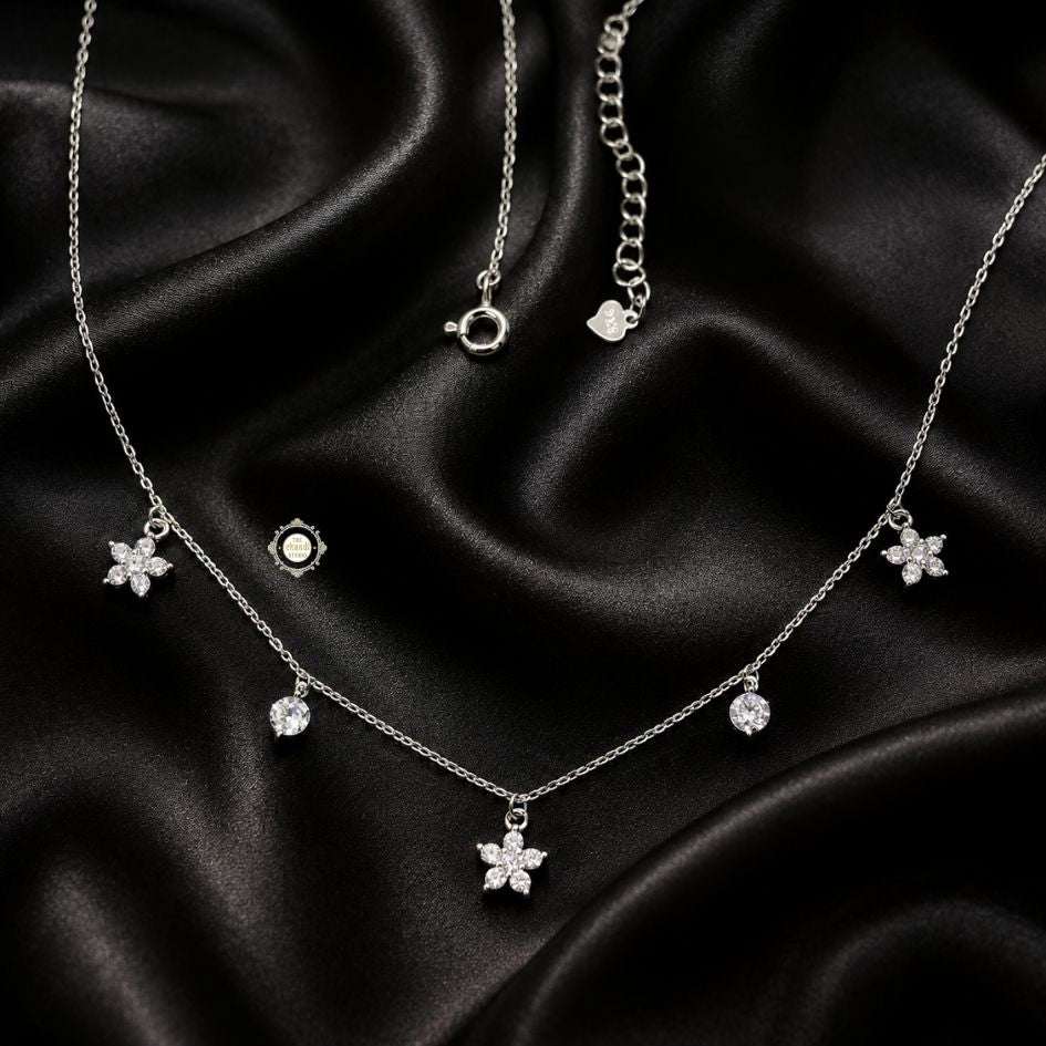 Sterling Silver Sparkling Twilight Neckace