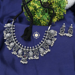 Dove Paisley Pearl Necklace With Earring