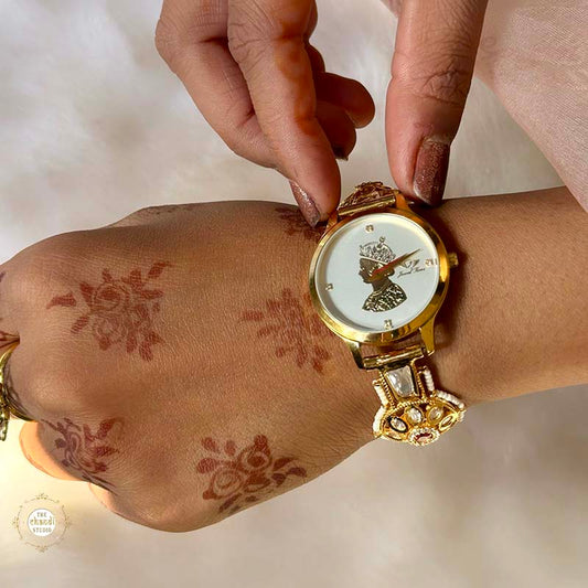 Kundan Delight Timeless Women Watch