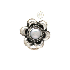 Sterling Silver Stone Nosepin (Wired)